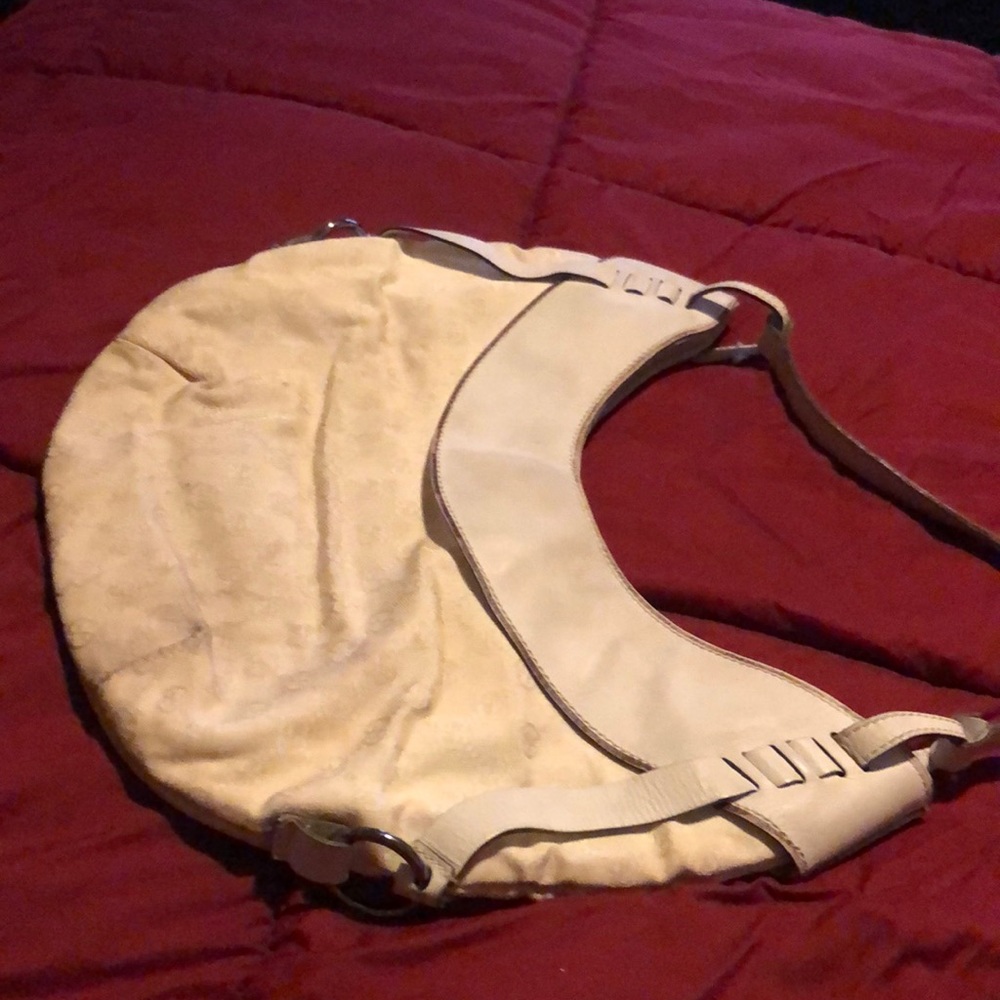 White Gucci hobo bag limited edition